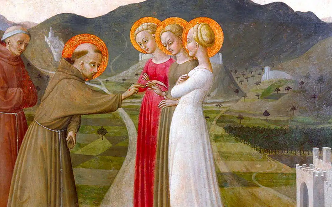 Sposalizio mistico di san Francesco con le Virtù teologali (Fede, speranza e carità)